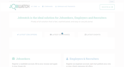 Desktop Screenshot of jobwatch.com